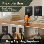 DALUCI Large Adhesive Wall Hook – Heavy Duty Wall Hanger Hooks for Hanging Without Drill