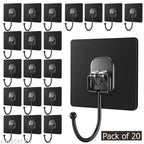 DALUCI Large Adhesive Wall Hook – Heavy Duty Wall Hanger Hooks for Hanging Without Drill